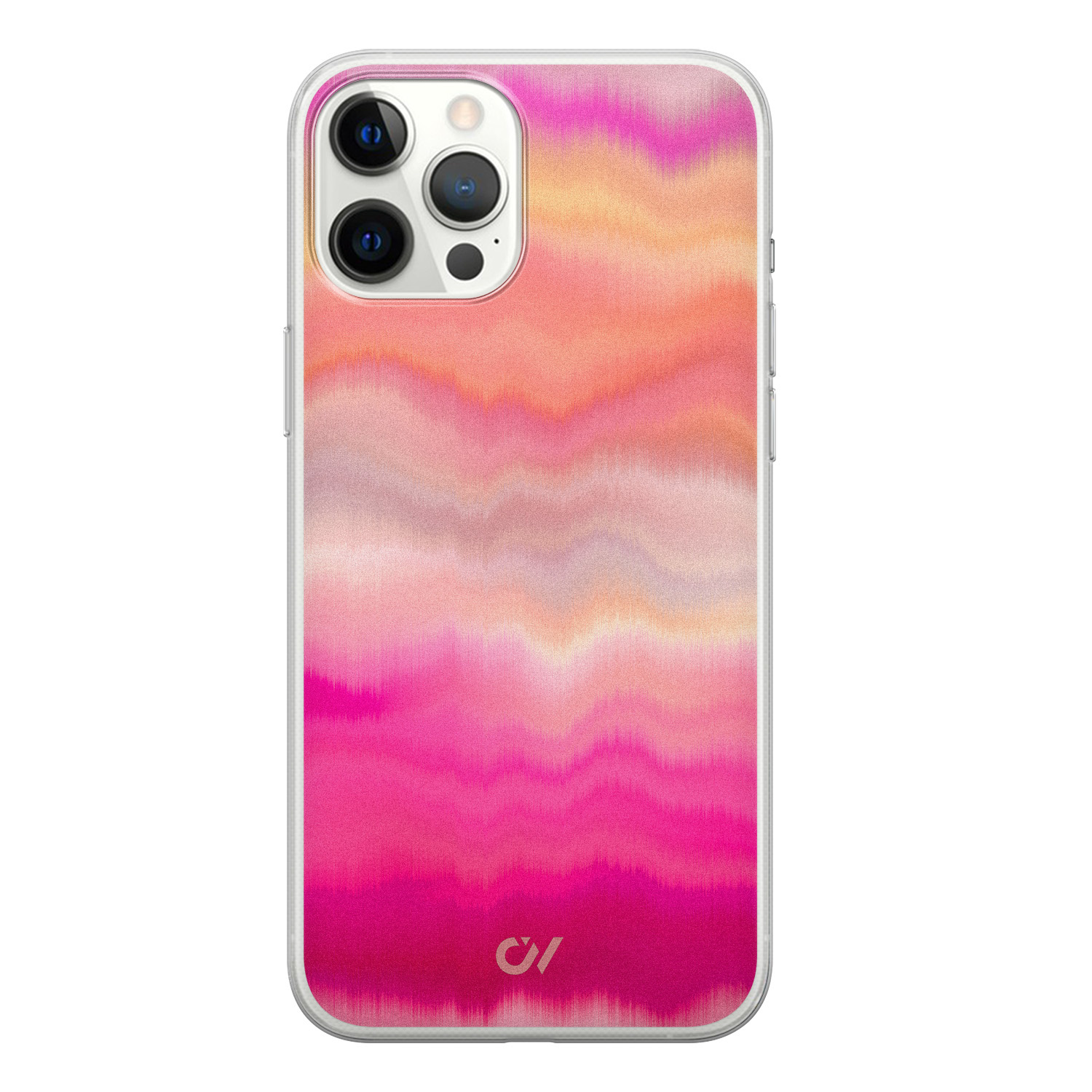 Casevibes iPhone 12 Pro Max hoesje siliconen - Fuschia Sunset
