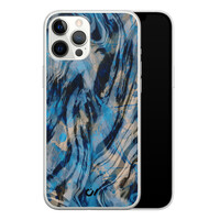 Casevibes iPhone 12 Pro Max hoesje siliconen - Zebra x Leopard