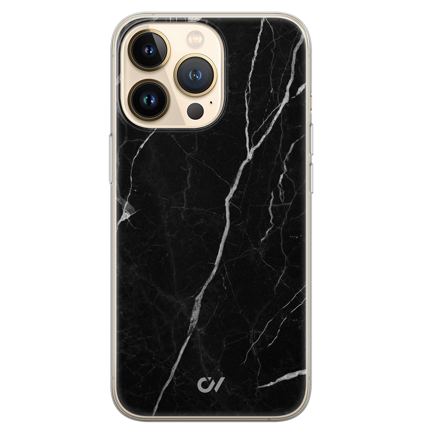 Casevibes iPhone 13 Pro hoesje siliconen - Marble Noir