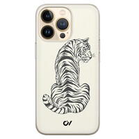 Casevibes iPhone 13 Pro hoesje siliconen - Chinese Tijger