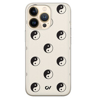 Casevibes iPhone 13 Pro hoesje siliconen - Yin Yang