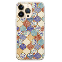 Casevibes iPhone 13 Pro hoesje siliconen - Vintage Ceramic Tiles