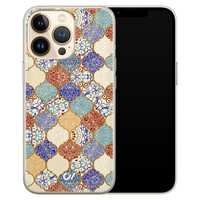 Casevibes iPhone 13 Pro hoesje siliconen - Vintage Ceramic Tiles