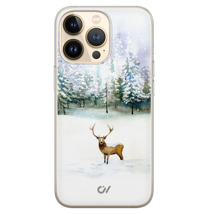 Casevibes iPhone 13 Pro hoesje siliconen - Rendier