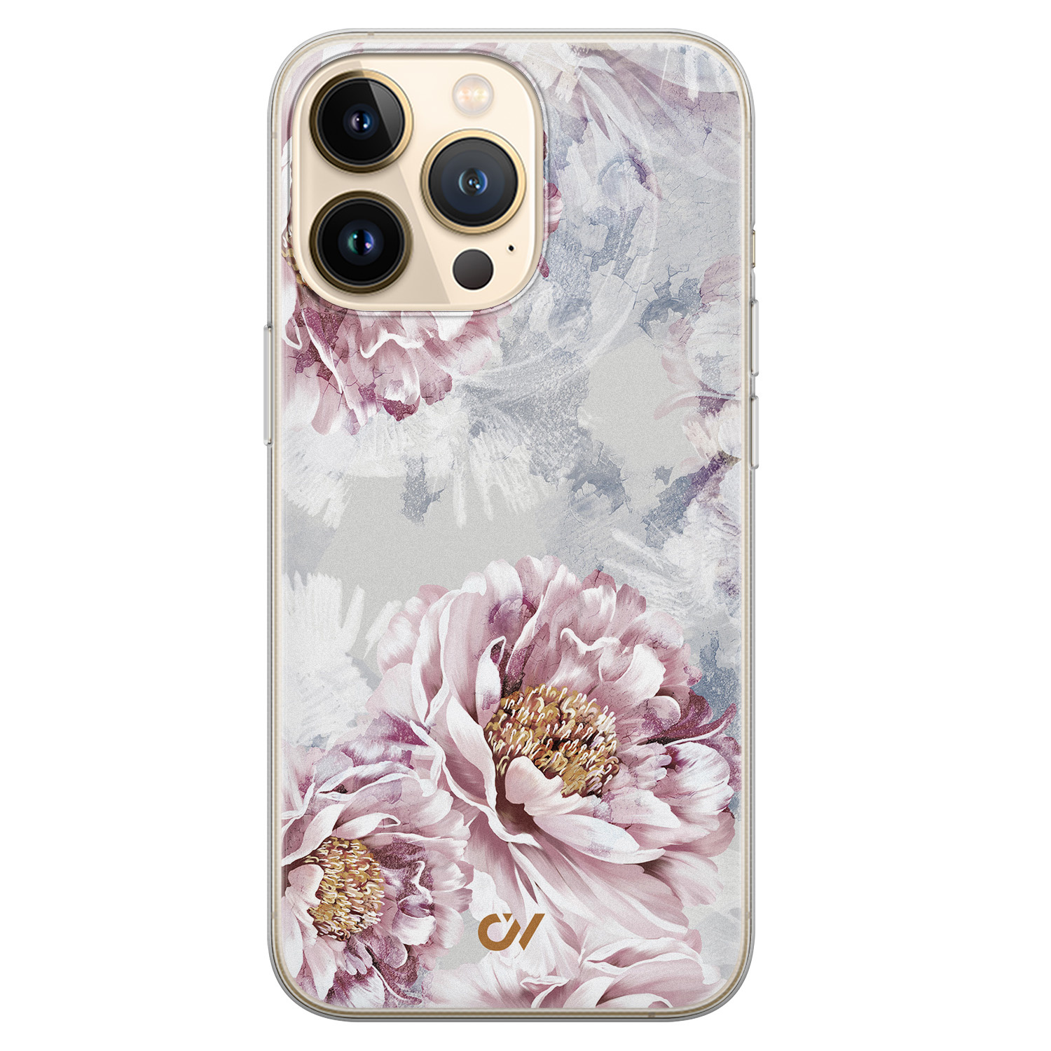Casevibes iPhone 13 Pro hoesje siliconen - Floral Print
