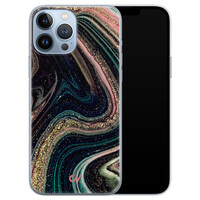 Casevibes iPhone 13 Pro Max hoesje siliconen - Marble Twilight