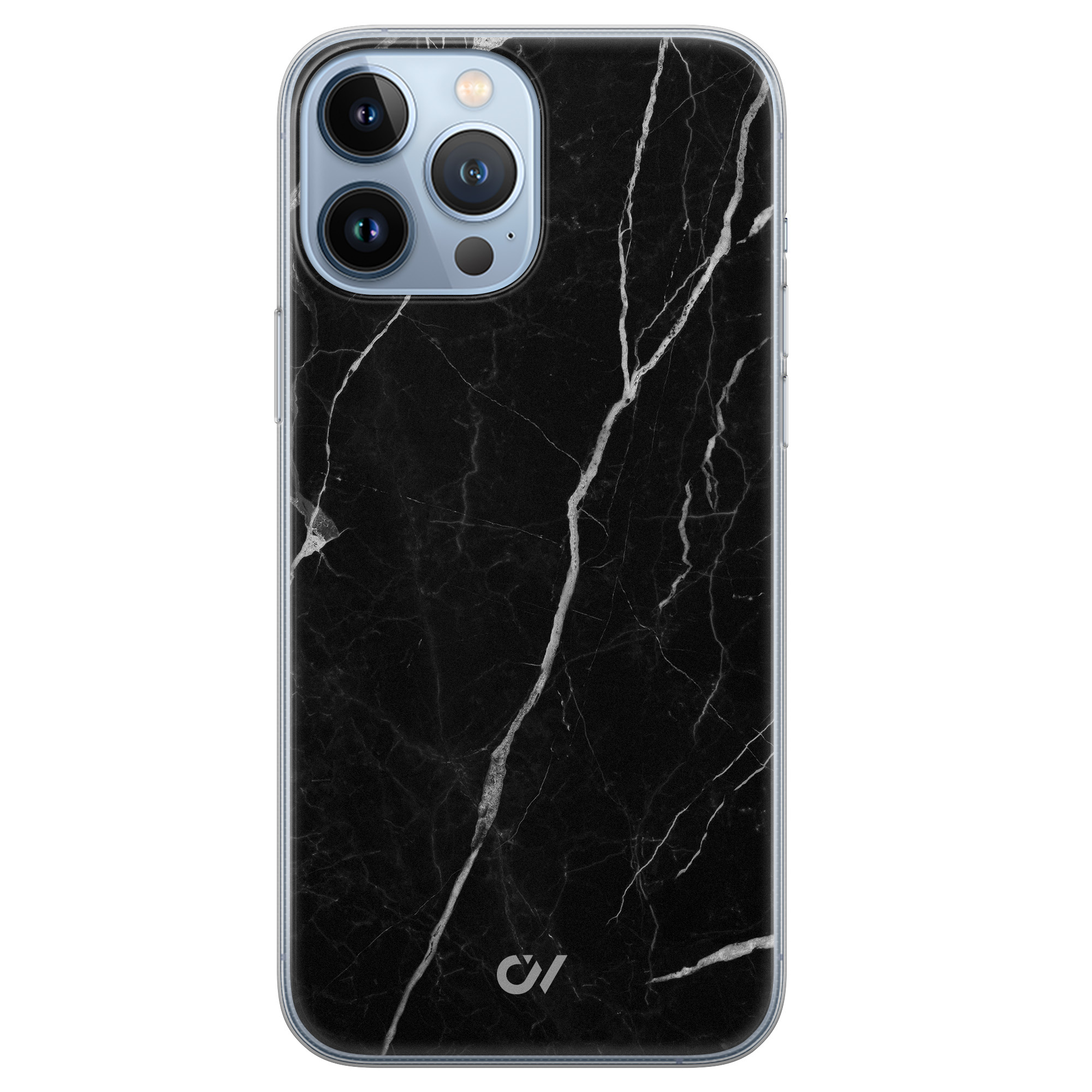 Casevibes iPhone 13 Pro Max hoesje siliconen - Marble Noir