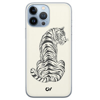 Casevibes iPhone 13 Pro Max hoesje siliconen - Chinese Tijger
