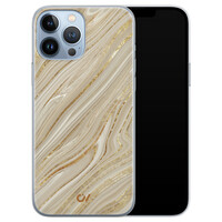 Casevibes iPhone 13 Pro Max hoesje siliconen - Golden Marble