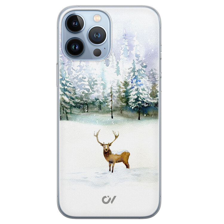 Casevibes iPhone 13 Pro Max hoesje siliconen - Rendier