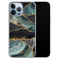 Casevibes iPhone 13 Pro Max hoesje siliconen - Marble Jade Stone