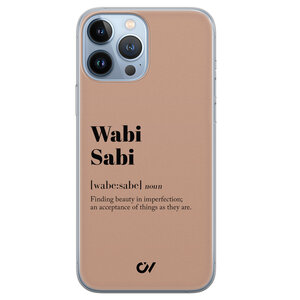 Casevibes iPhone 13 Pro Max hoesje siliconen - Wabi Sabi