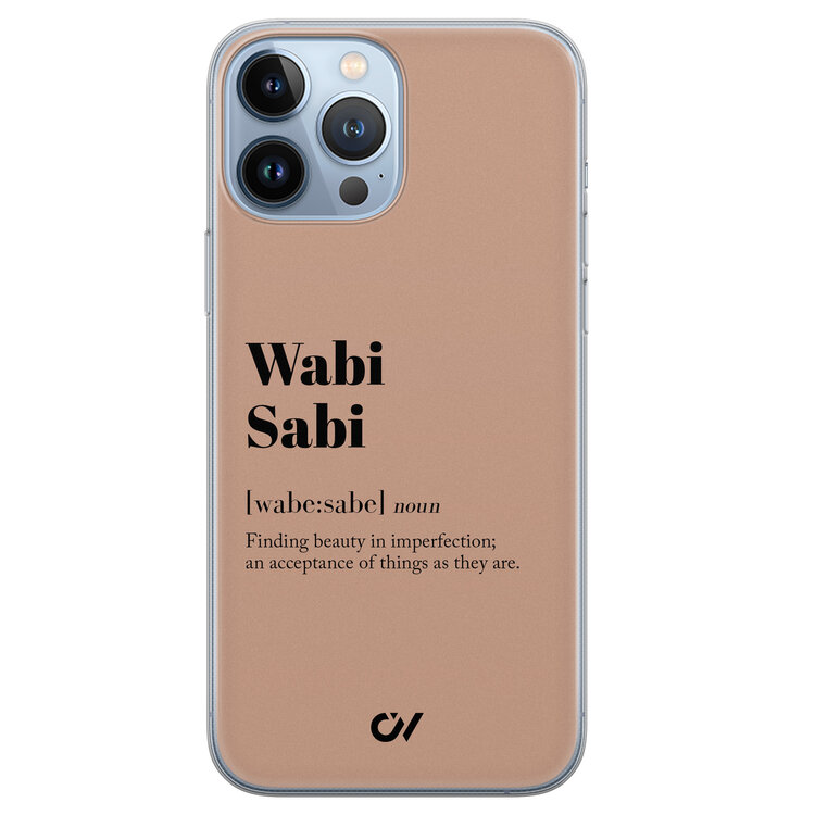 Casevibes iPhone 13 Pro Max hoesje siliconen - Wabi Sabi