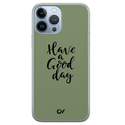 Casevibes iPhone 13 Pro Max hoesje siliconen - Good Day
