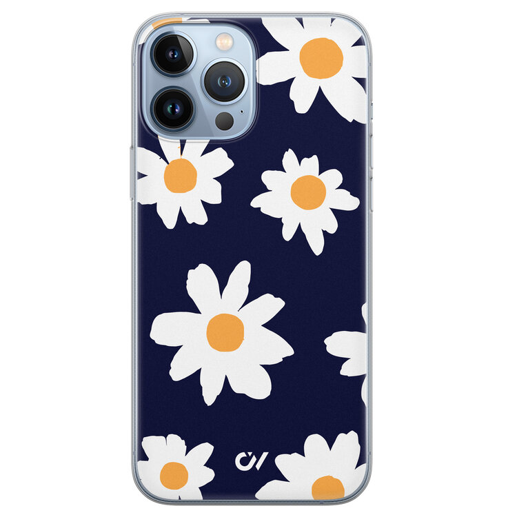Casevibes iPhone 13 Pro Max hoesje siliconen - Sweet Daisies