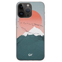 Casevibes iPhone 14 Pro Max hoesje siliconen - Mountain Birds