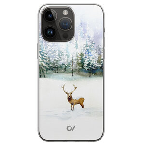 Casevibes iPhone 14 Pro Max hoesje siliconen - Rendier