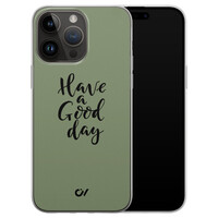 Casevibes iPhone 14 Pro Max hoesje siliconen - Good Day
