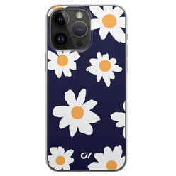 Casevibes iPhone 14 Pro Max hoesje siliconen - Sweet Daisies