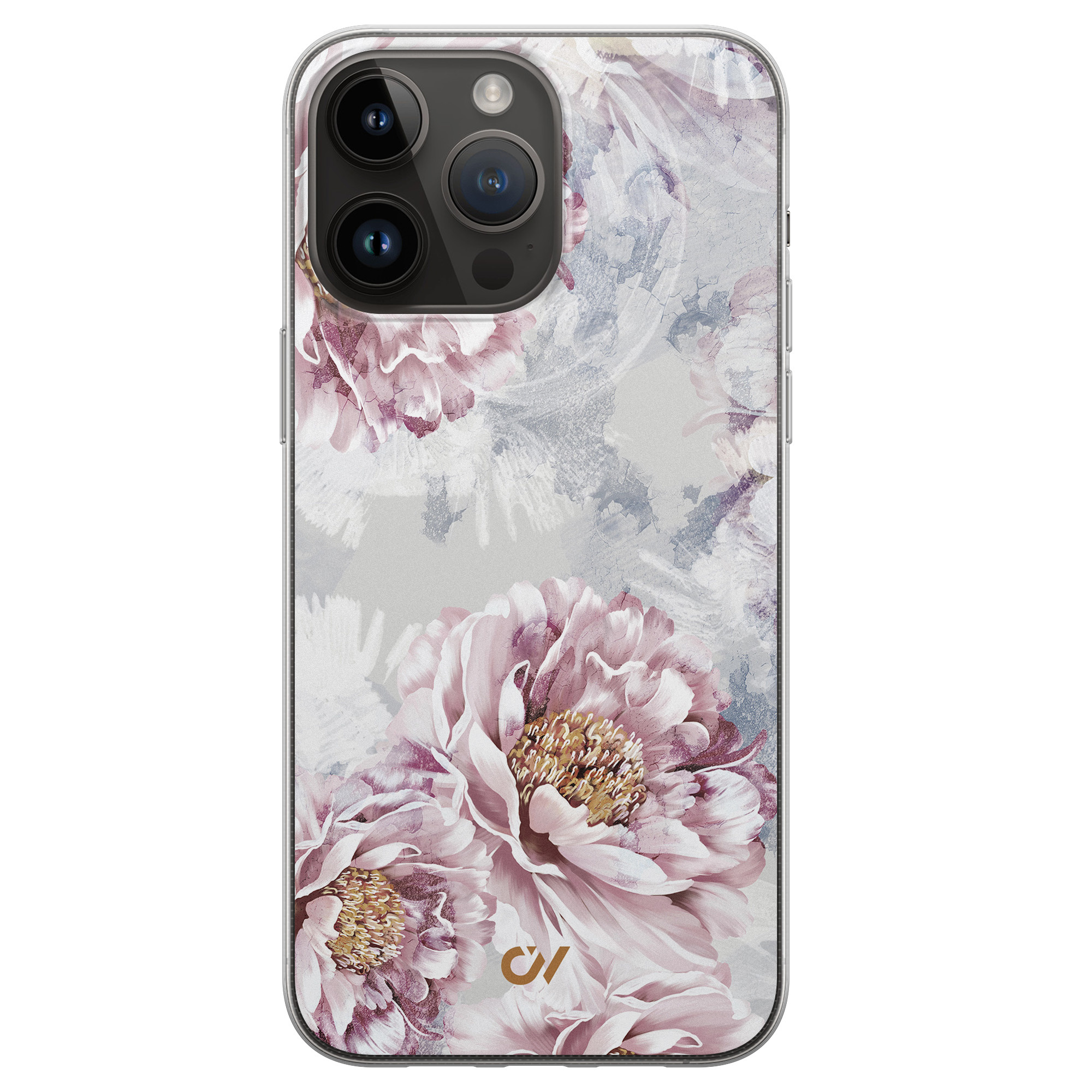 Casevibes iPhone 14 Pro Max hoesje siliconen - Floral Print