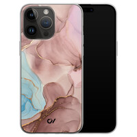 Casevibes iPhone 14 Pro Max hoesje siliconen - Marble Clouds