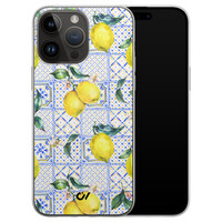 Casevibes iPhone 14 Pro Max hoesje siliconen - Citroenen