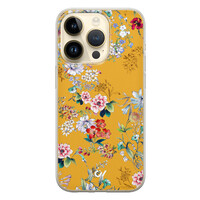 Casevibes iPhone 14 Pro hoesje siliconen - Floral Romance
