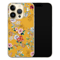 Casevibes iPhone 14 Pro hoesje siliconen - Floral Romance