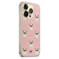 Casevibes iPhone 14 Pro hoesje siliconen - Lama Print