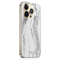 Casevibes iPhone 14 Pro hoesje siliconen - Marble Ivory