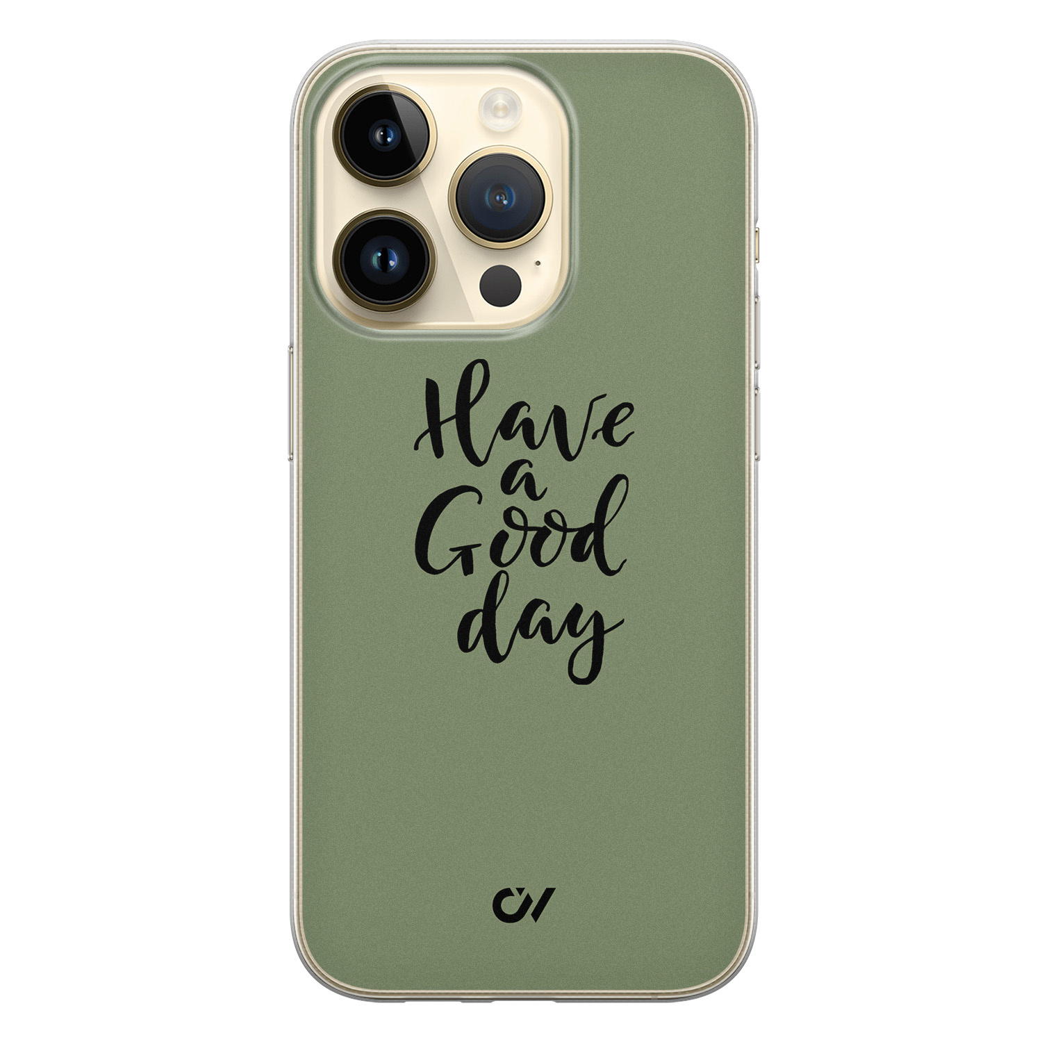 Casevibes iPhone 14 Pro hoesje siliconen - Good Day