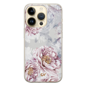 Casevibes iPhone 14 Pro hoesje siliconen - Floral Print