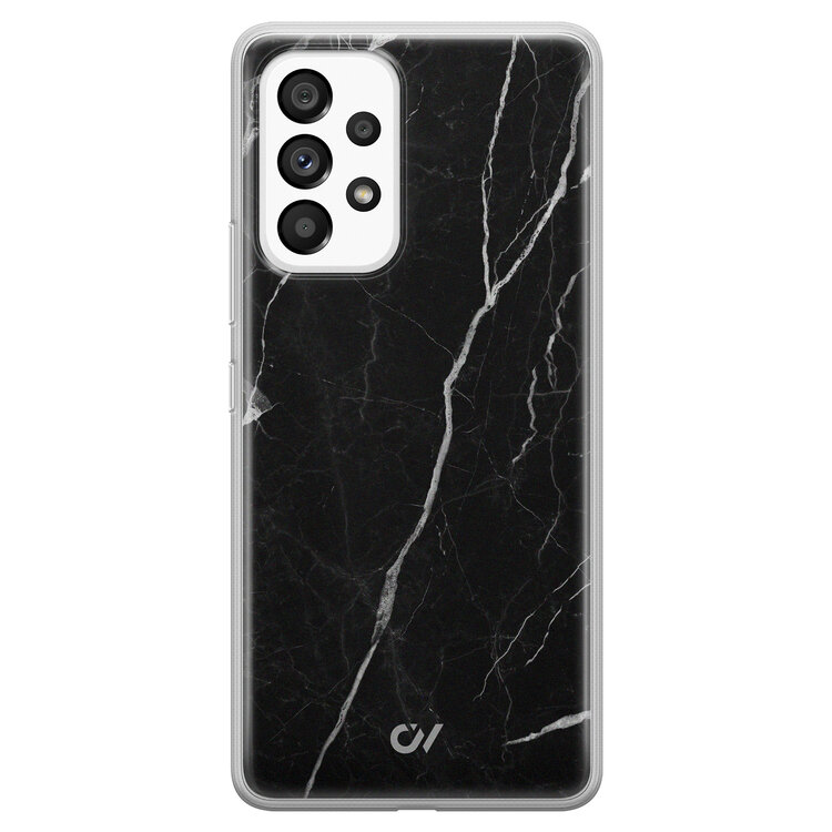 Casevibes Samsung Galaxy A53 hoesje siliconen - Marble Noir