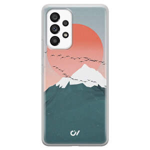 Casevibes Samsung Galaxy A53 hoesje siliconen - Mountain Birds