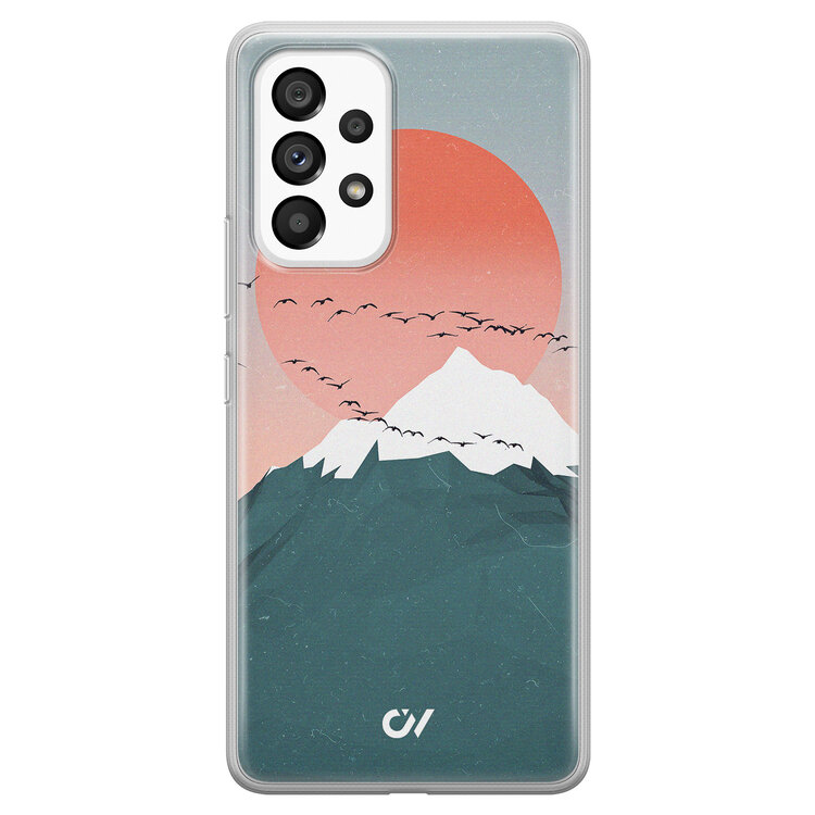 Casevibes Samsung Galaxy A53 hoesje siliconen - Mountain Birds