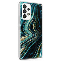 Casevibes Samsung Galaxy A53 hoesje siliconen - Blue Marble Waves