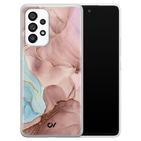 Casevibes Samsung Galaxy A53 hoesje siliconen - Marble Clouds