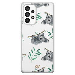 Casevibes Samsung Galaxy A53 hoesje siliconen - Koala Print