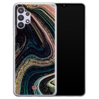 Casevibes Samsung Galaxy A32 5G hoesje siliconen - Marble Twilight