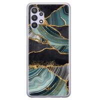 Casevibes Samsung Galaxy A32 5G hoesje siliconen - Marble Jade Stone