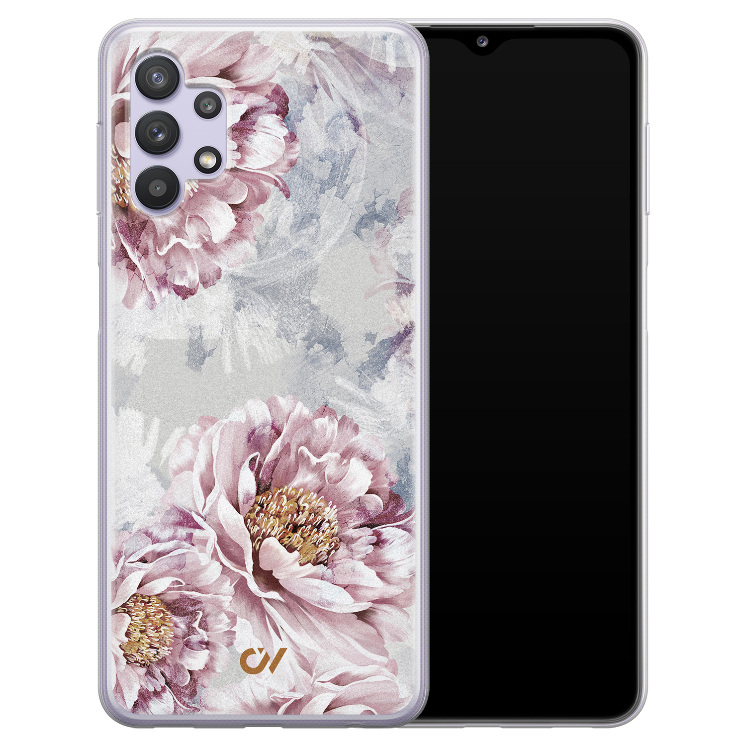 Casevibes Samsung Galaxy A32 5G hoesje siliconen - Floral Print