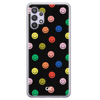 Casevibes Samsung Galaxy A32 5G hoesje siliconen - Retro Smileys