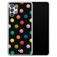 Casevibes Samsung Galaxy A32 5G hoesje siliconen - Retro Smileys