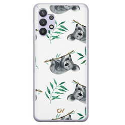 Casevibes Samsung Galaxy A32 5G hoesje siliconen - Koala Print