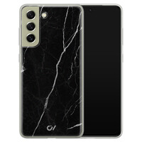 Casevibes Samsung Galaxy S21 FE  hoesje siliconen - Marble Noir