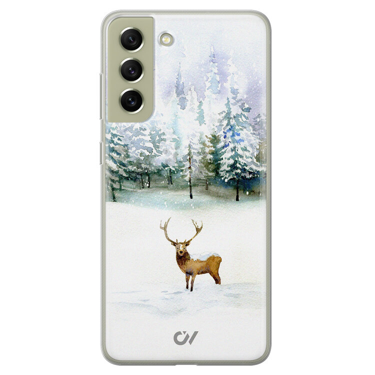 Casevibes Samsung Galaxy S21 FE hoesje siliconen - Rendier