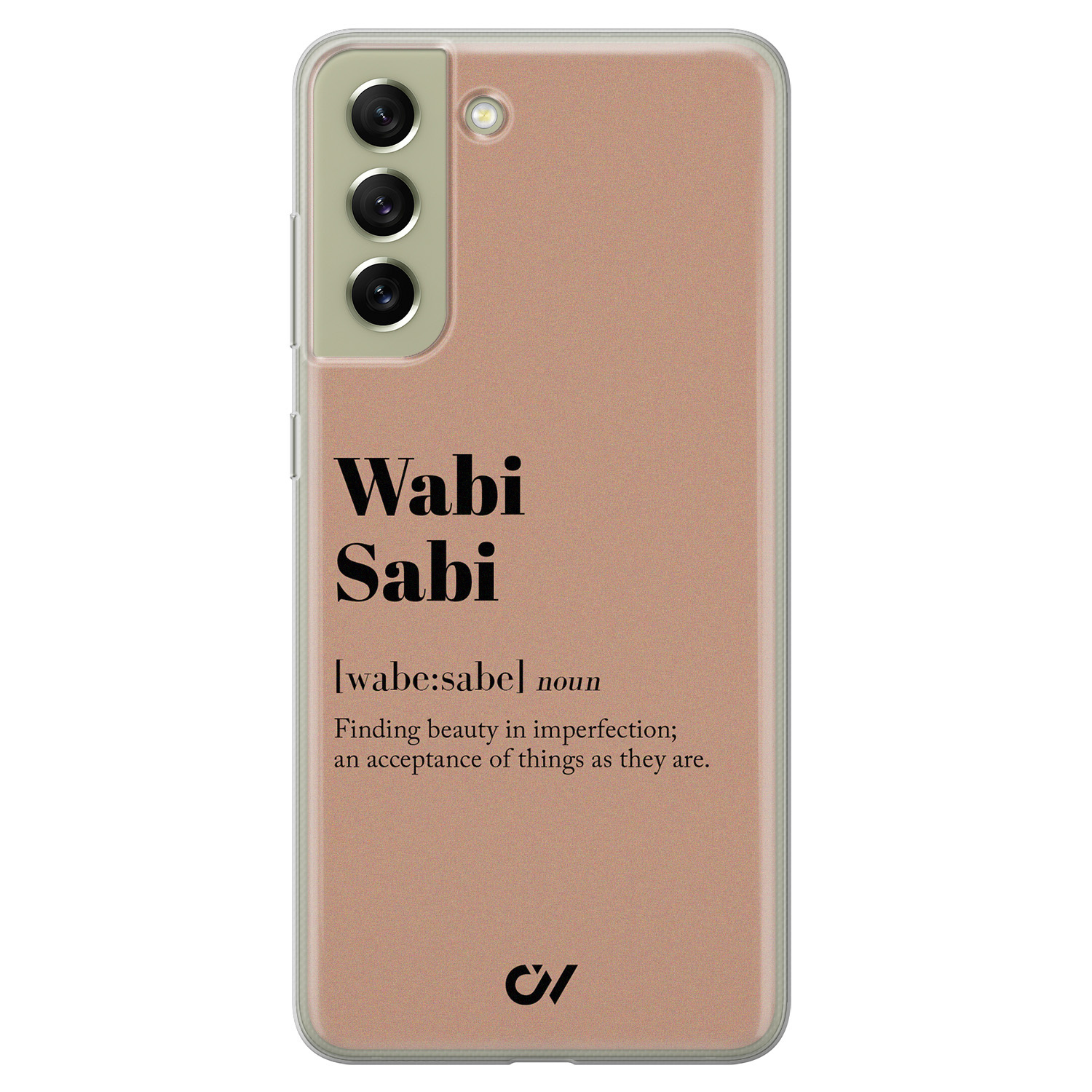 Casevibes Samsung Galaxy S21 FE  hoesje siliconen - Wabi Sabi