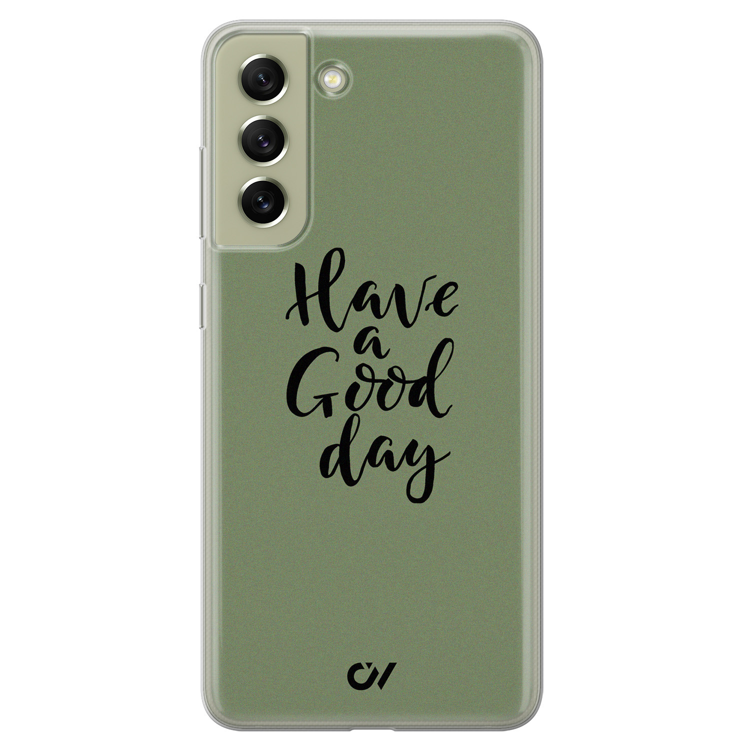 Casevibes Samsung Galaxy S21 FE  hoesje siliconen - Good Day