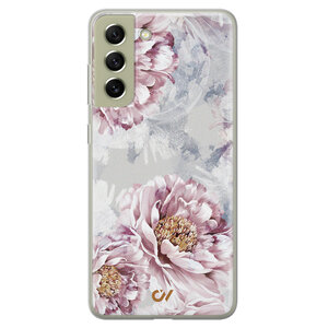 Casevibes Samsung Galaxy S21 FE hoesje siliconen - Floral Print