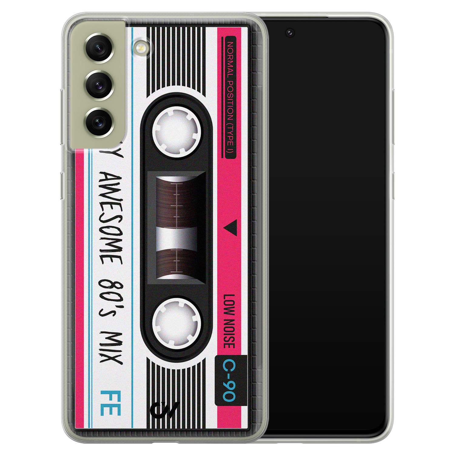 Casevibes Samsung Galaxy S21 FE  hoesje siliconen - Cassette